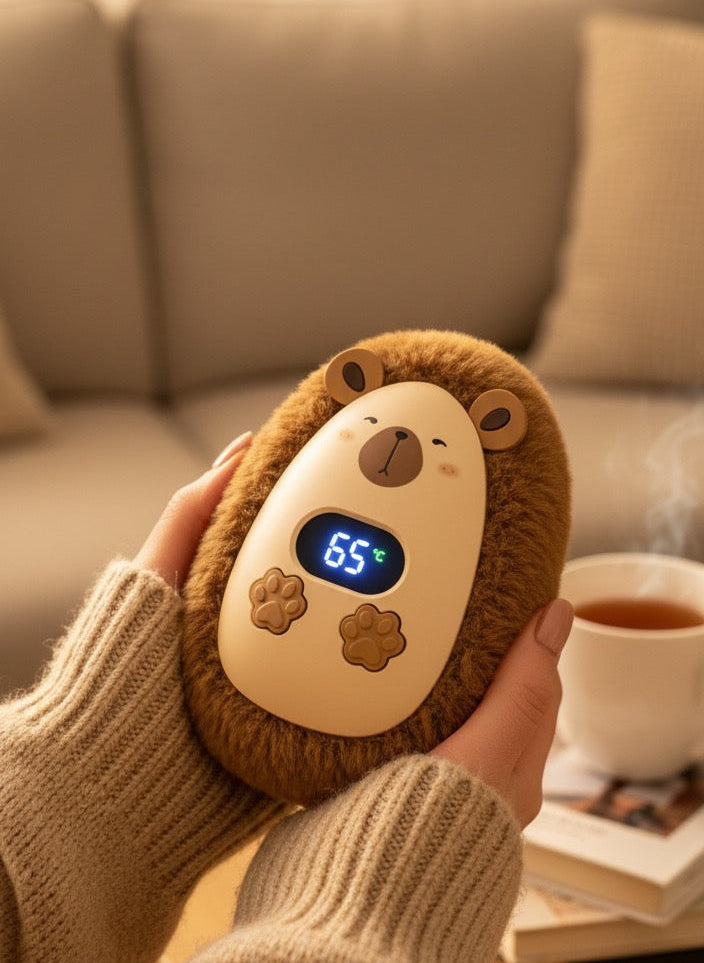 Pluszowy ogrzewacz do rąk Praktyczny, 3-stopniowy