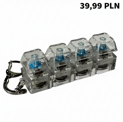 Klawiatura LED breloczek Fidget zabawka