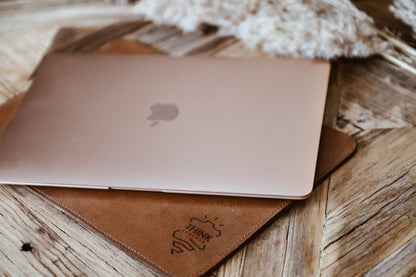 Leather Case for MacBook 16" Pro - Light Brown