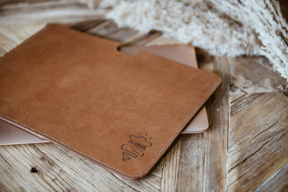 Leather Case for MacBook 16" Pro - Light Brown