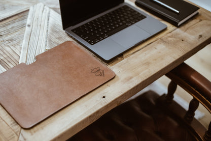 Leather Case for MacBook 16" Pro - Light Brown