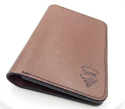 Leather Passport Wallet - Dark Brown